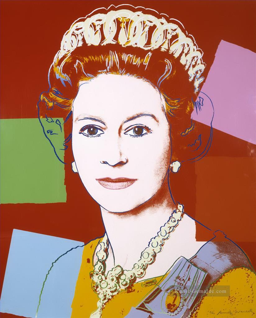 Königin Elizabeth II. Des Vereinigten Königreichs Andy Warhol Ölgemälde